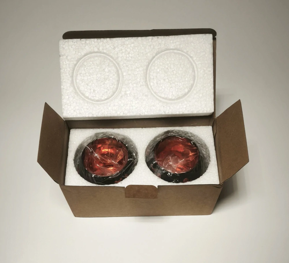 Skleněné svícny - HALLOWEEN - 2 ks