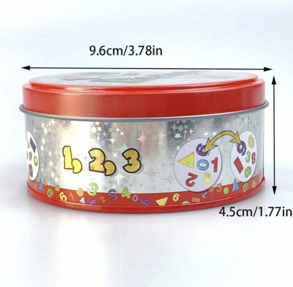 Postřehová hra Dobble - ČÍSLA A TVARY - (B)