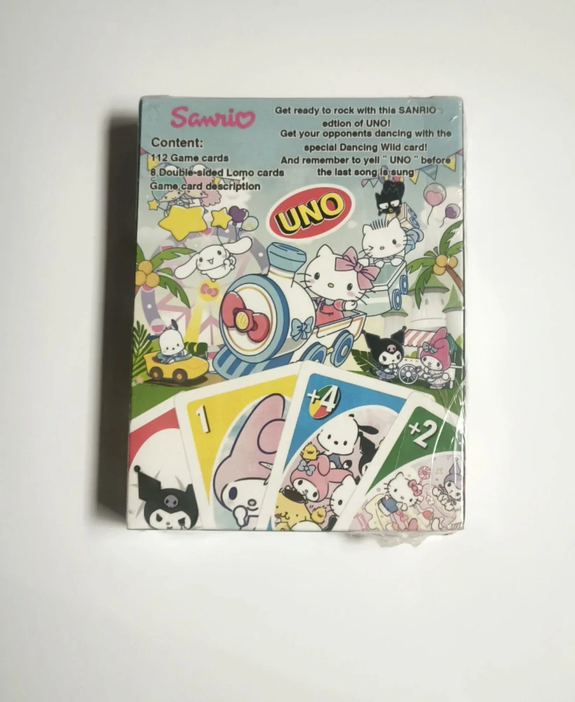 Hra Uno karty - SPECIÁLNÍ EDICE - SANRIO - (B) - S VADOU