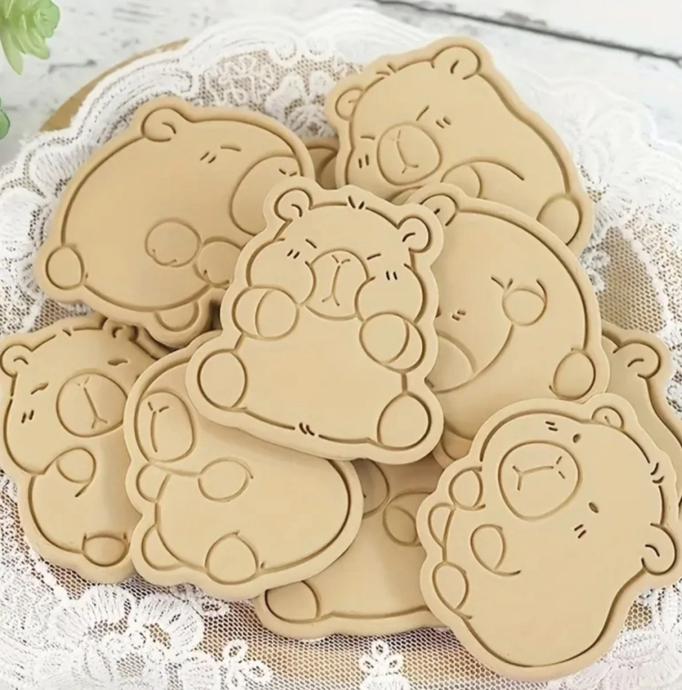 3D vykrajovátka na sušenky - KAPYBARA - 8 ks 