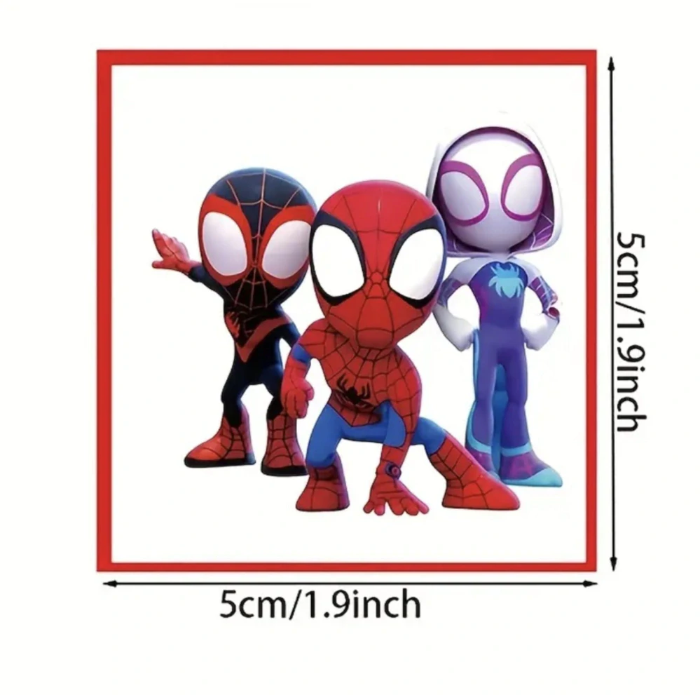 Dětské dočasné tetování - 20 ks - SPIDER MAN - SPIDEY AND HIS AMAZING FRIENDS (B)