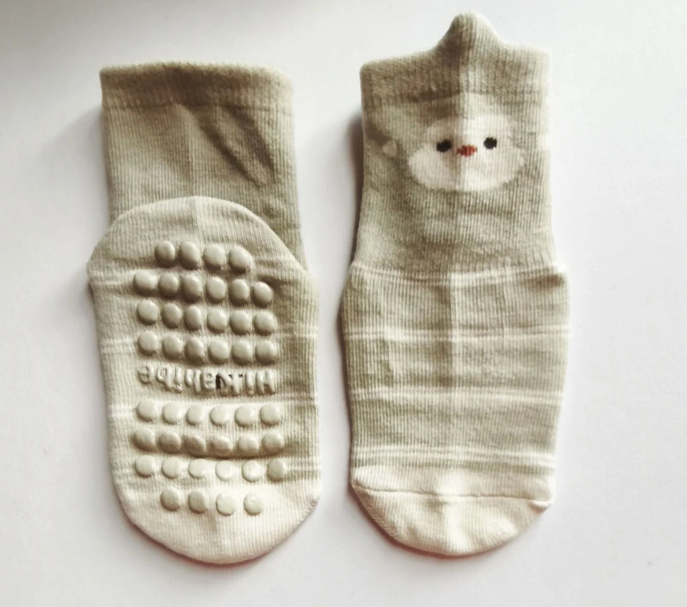 Protiskluzové ponožky - ZELENÉ - (12-24 m) M