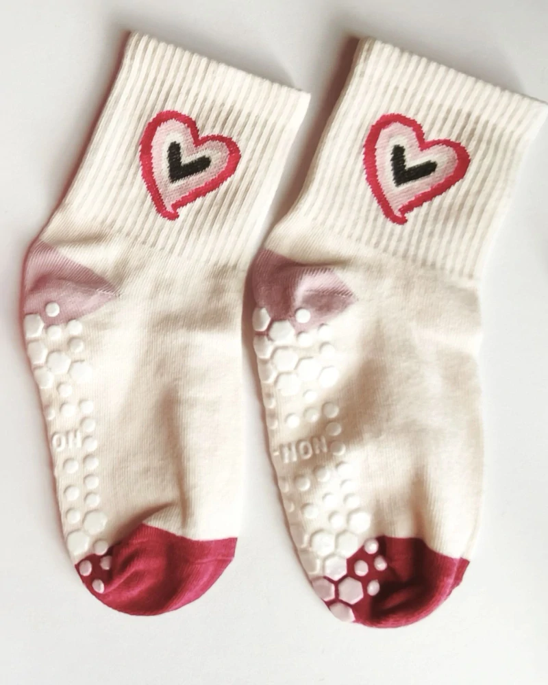 Protiskluzové ponožky - BÉŽOVÉ (A) - (4-6 let)