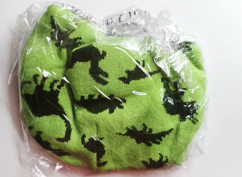 Zimní kukla - ZELENÁ - DINOSAURUS - (3-6 let)