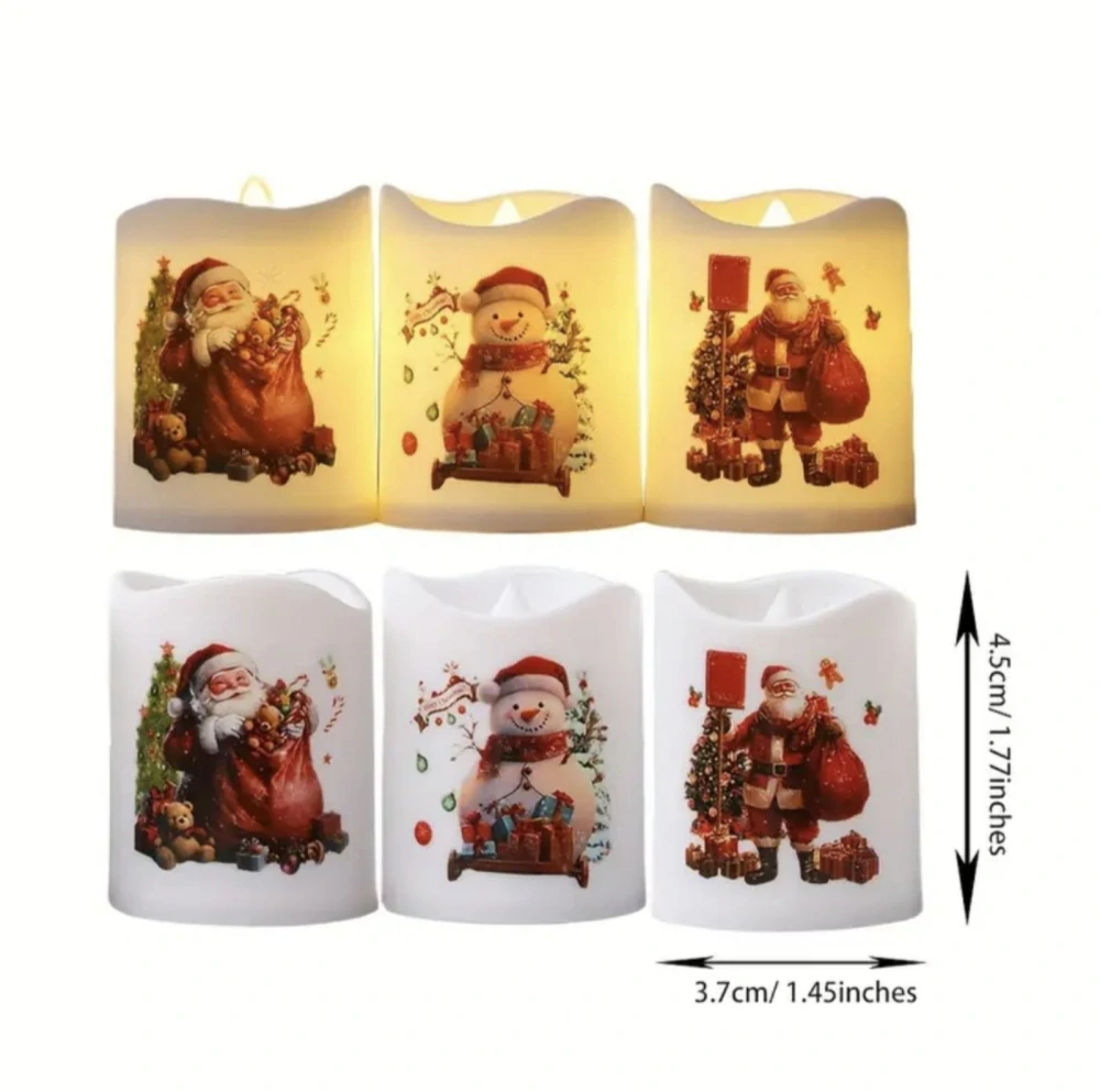 Mini světýlka - VÁNOCE - 6 ks