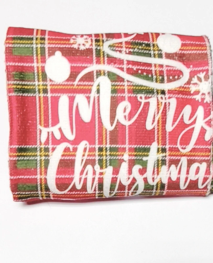 Vánoční kuchyňská utěrka  - MERRY CHRISTMAS