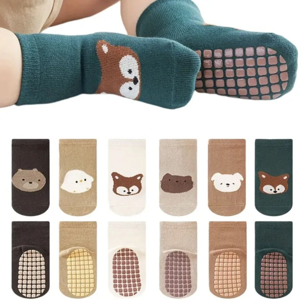 Protiskluzové ponožky - BÉŽOVÉ - MÝVAL - (12-36m) M