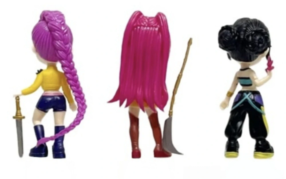 Sada sběratelských figurek - KPOP DEMON HUNTERS - KPop Lovkyně démonů - 6 ks