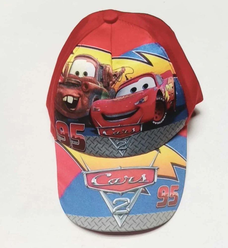 Dětská kšiltovka – Cars 2: World Grand Prix - ČERVENÁ (3-7 let)
