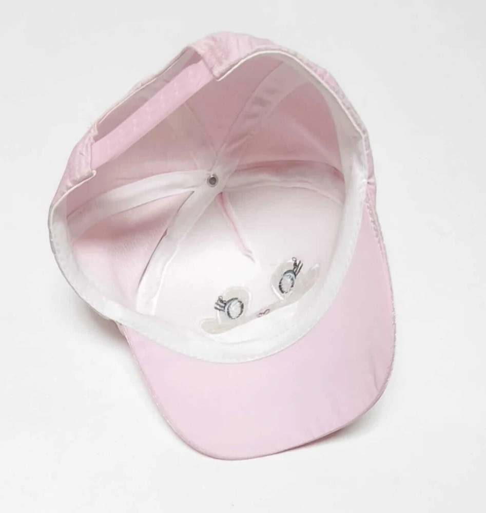 Dětská 3D kšiltovka třpytivá kočička - RŮŽOVÁ (3-7 let)