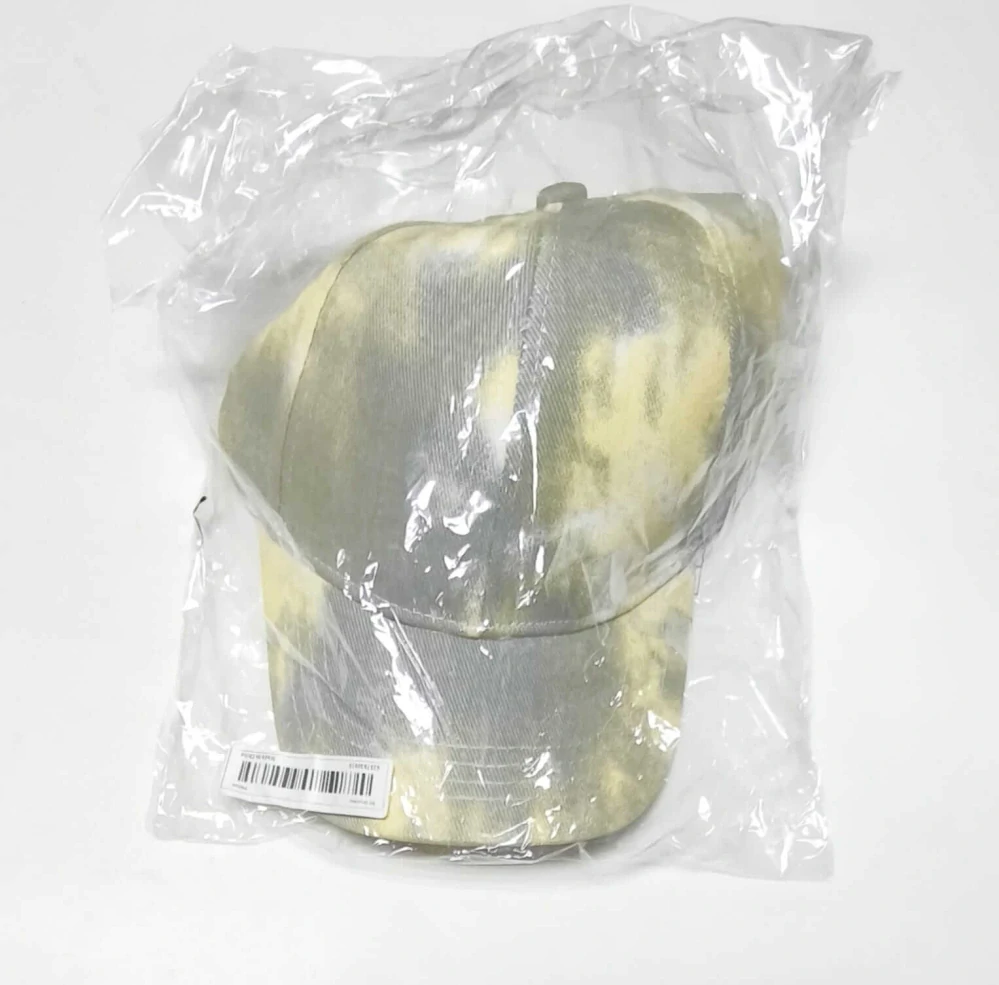 Dámská/Dívčí kšiltovka s otvorem na culík - Batika ŠEDO-ŽLUTÁ (od 7 let)