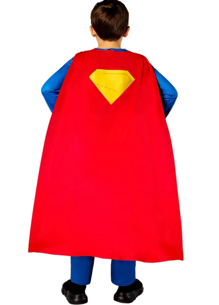 Dětský kostým Superman s pláštěm – Rubies, Velikost 110–116 cm (5–6 let)