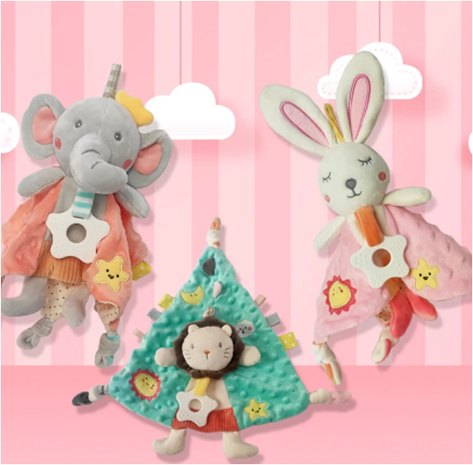 Usínáček s kousátkem a chrastítkem - LVÍČEK