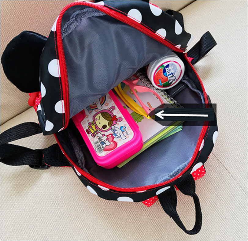 Batůžek (L) - MINNIE MOUSE - RŮŽOVÝ