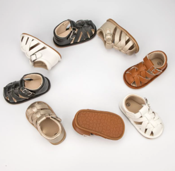 Barefoot sandálky - HNĚDÉ 1 (12-18 m)