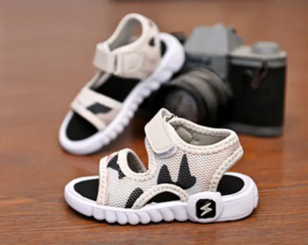 Maskáčové sandálky - BÉŽOVÉ (2-3 roky)