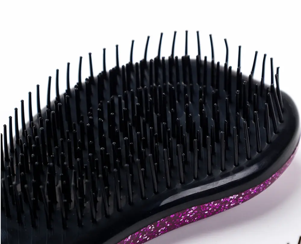 Set (kartáč na vlasy + čistič kartáčů) - ZLATÝ