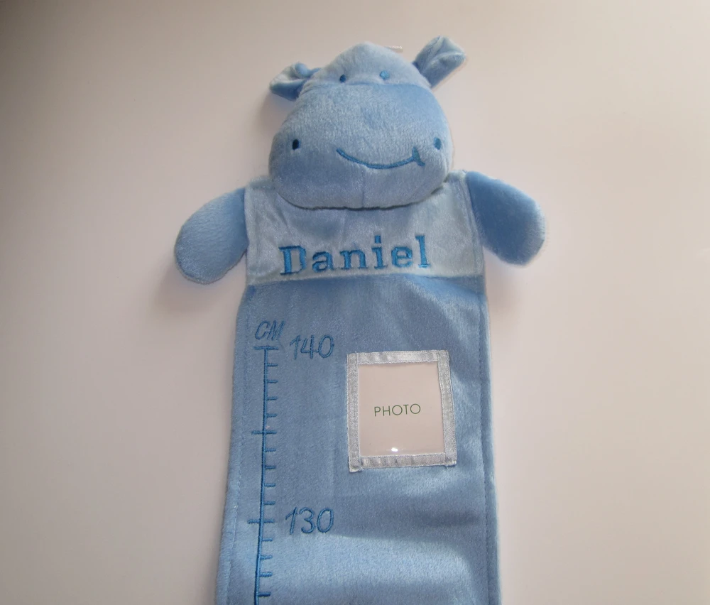 Dětský plyšový metr pro kluka jménem Daniel - MODRÝ HROCH