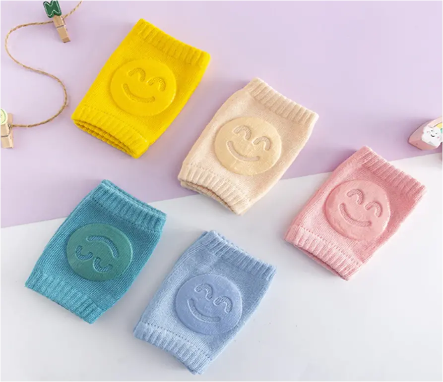 Protiskluzové návleky na kolena - SVĚTLE ORANŽOVÉ