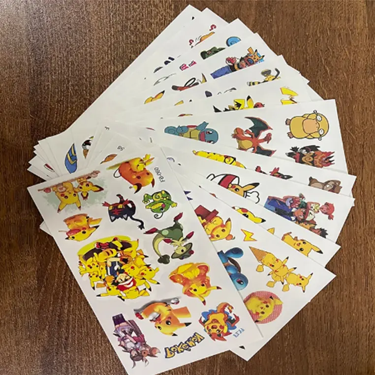 Dětské dočasné tetování - POKÉMON (2) - PIKACHU 1