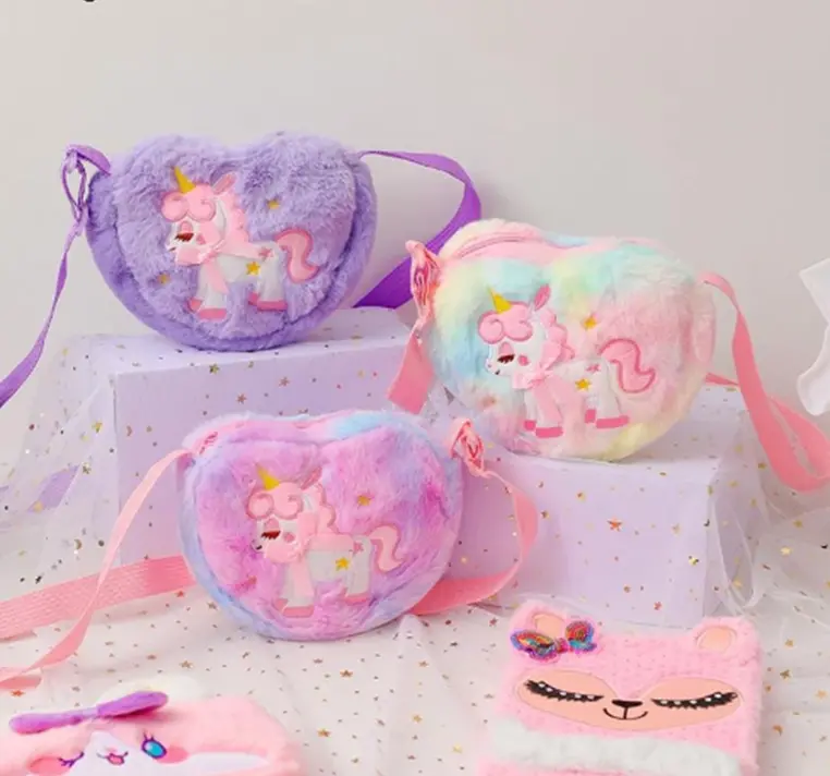 Plyšová kabelka (S) - PONÍK - RŮŽOVÁ