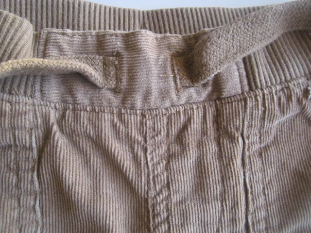 Zateplené manšestrové kalhoty