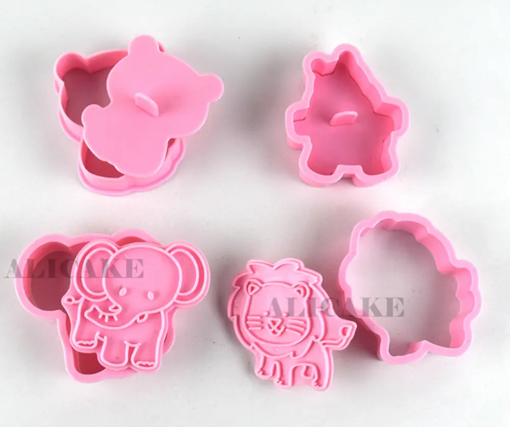 3D vykrajovátka na sušenky - ZVÍŘÁTKA - 4 ks 