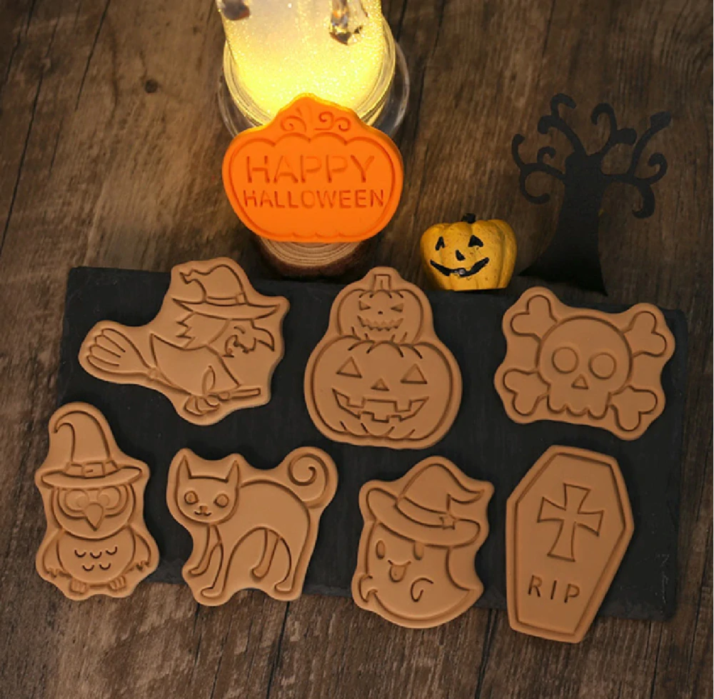 3D vykrajovátka na sušenky - HALLOWEEN 4 - 8 ks