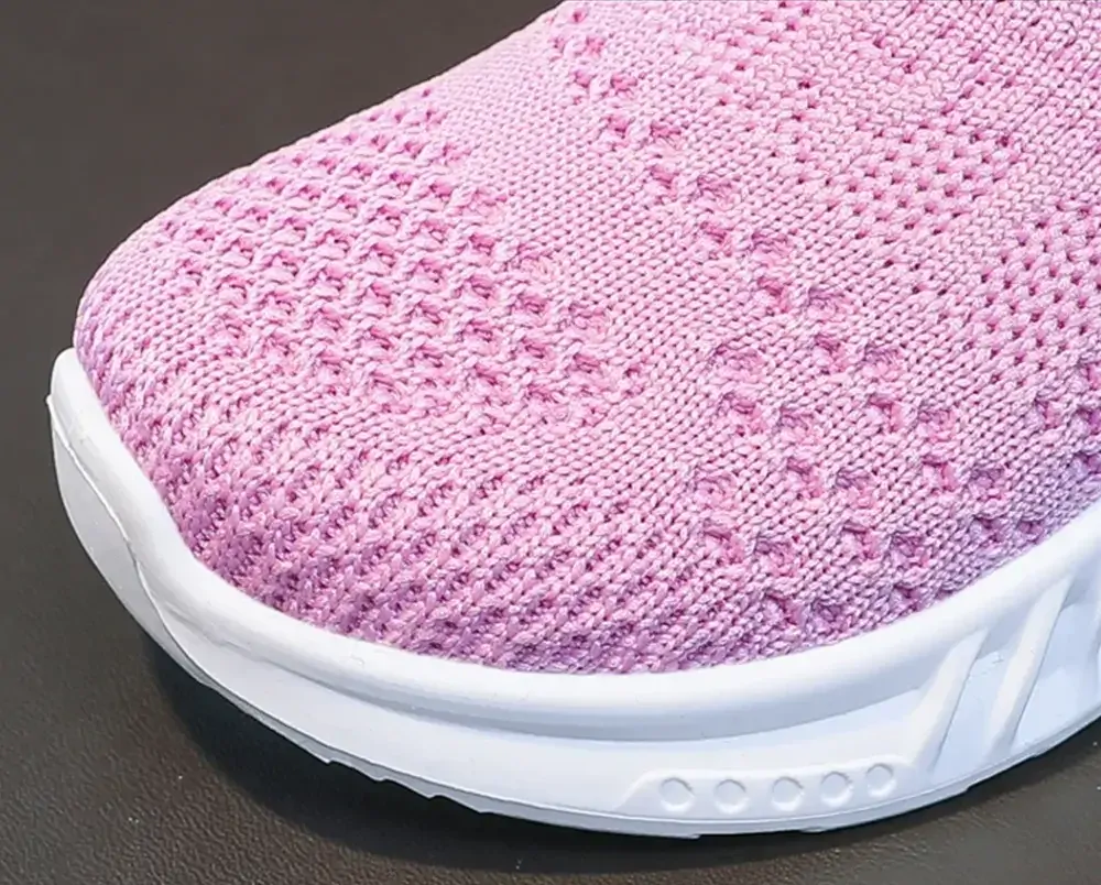 Síťované tenisky - RŮŽOVÉ - (12-18 cm)