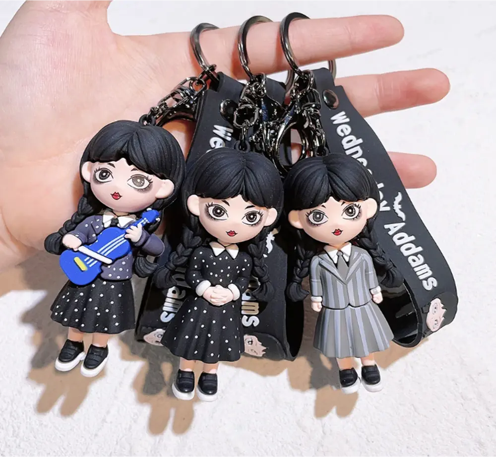 Přívěsek na klíče - THE ADDAMS FAMILY - WEDNESDAY 1