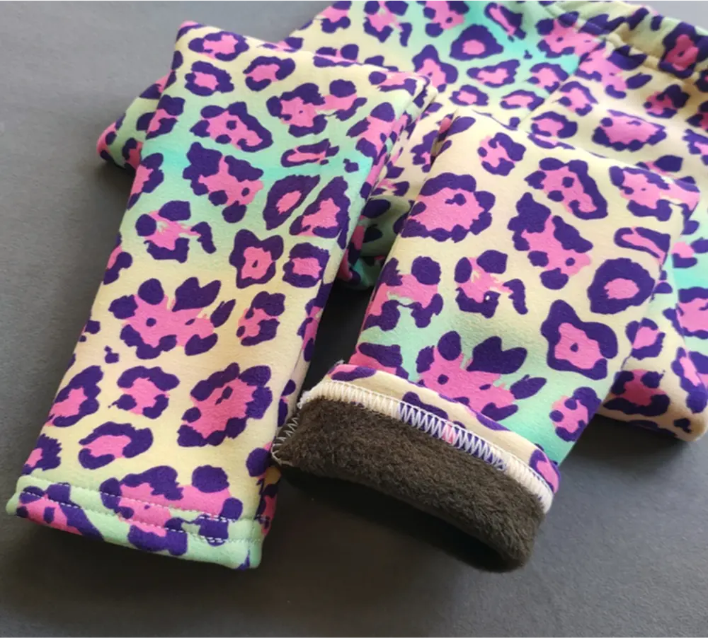 Zateplené termo legíny - BAREVNÉ (2-3 roky)