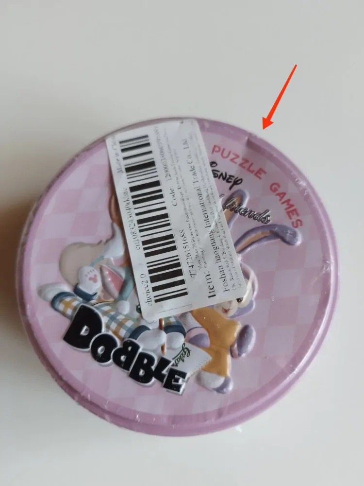 Postřehová hra Dobble-Spot it - DISNEY MEDVÍDEK DUFFY (Duffy a jeho přátele) - S VADOU