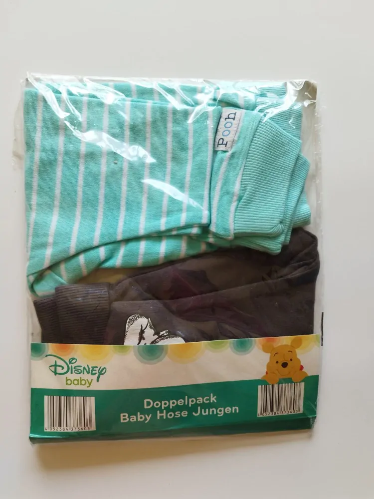 Set tepláčků pro miminko - MEDVÍDEK PÚ - 2 kusy (9-12 m)