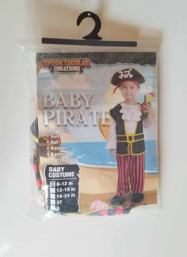 Dětský kostým - PIRÁT (6-12 m)