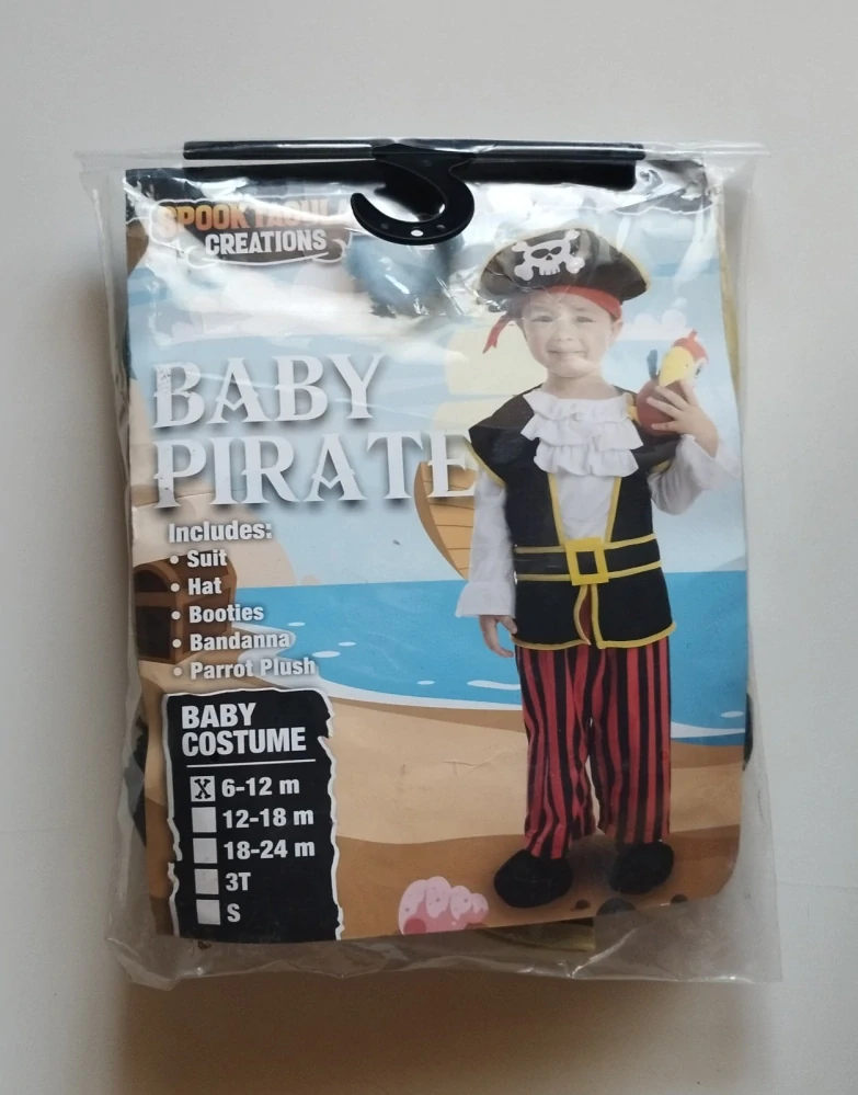 Dětský kostým - PIRÁT (6-12 m)
