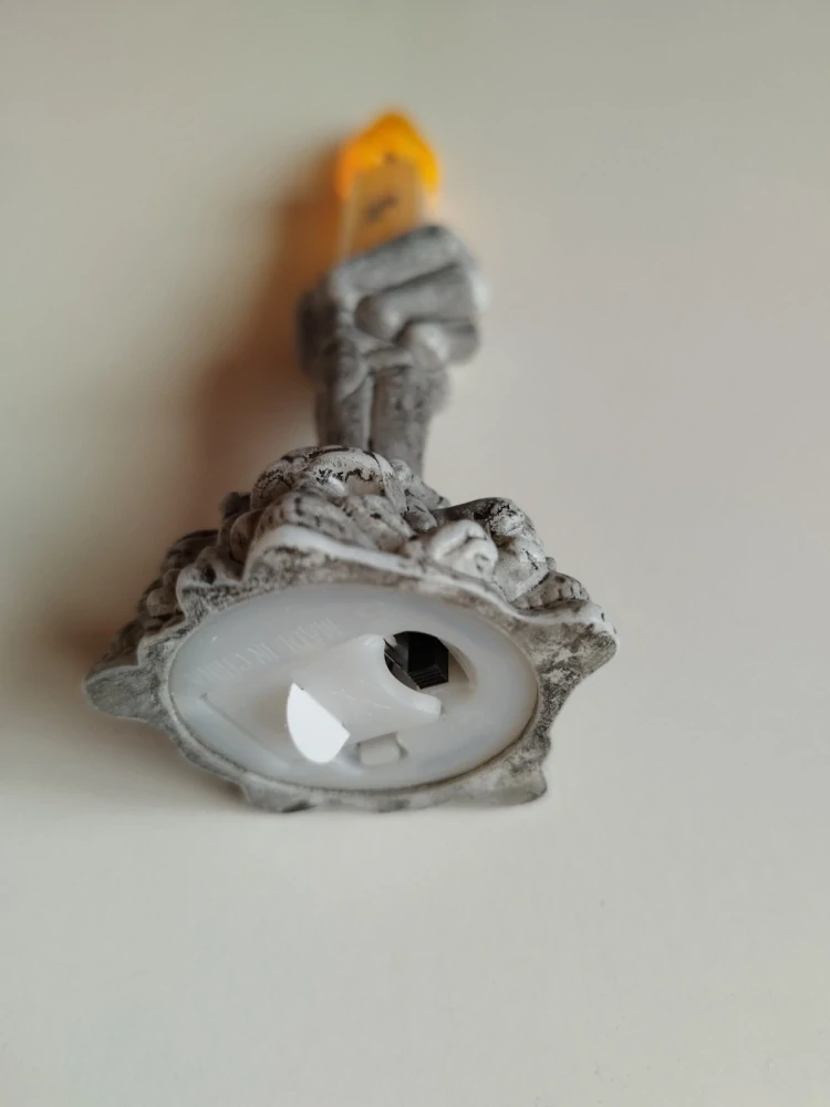 LED lampa na HALLOWEEN - RUKA - Oranžová