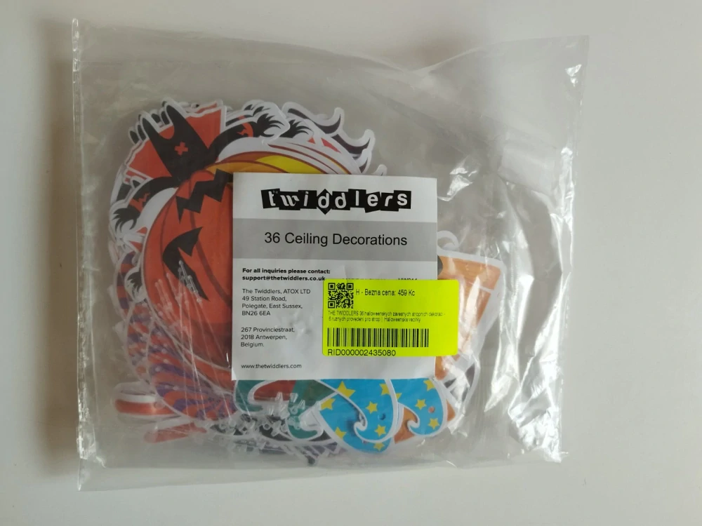 Stropní dekorace - HALLOWEEN - 36 ks