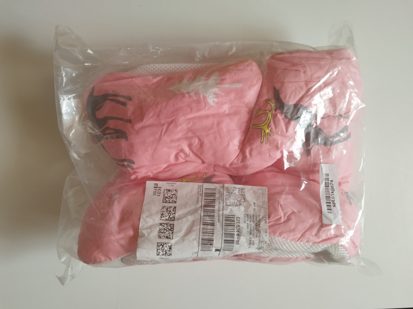 Universální podložka do kočárku - RŮŽOVÁ - JELEN