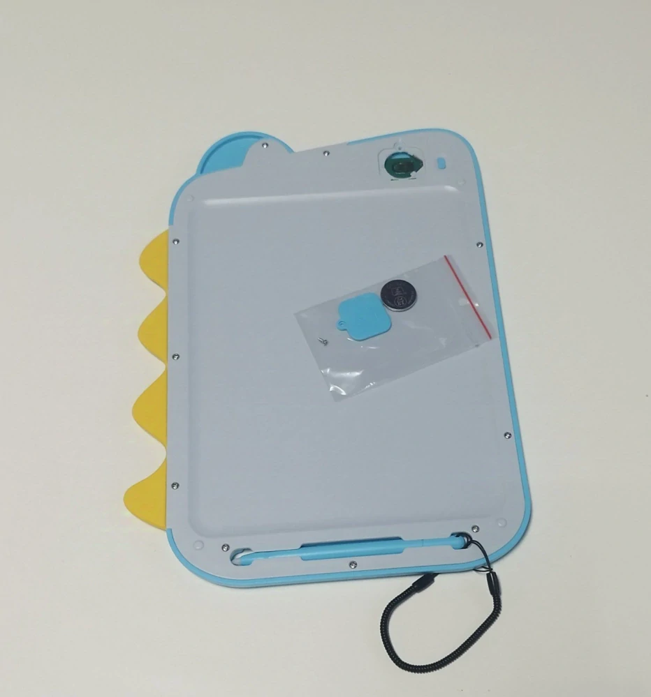 Velký LCD tablet na kreslení a psaní pro děti - DINOSAURUS - MODRÝ