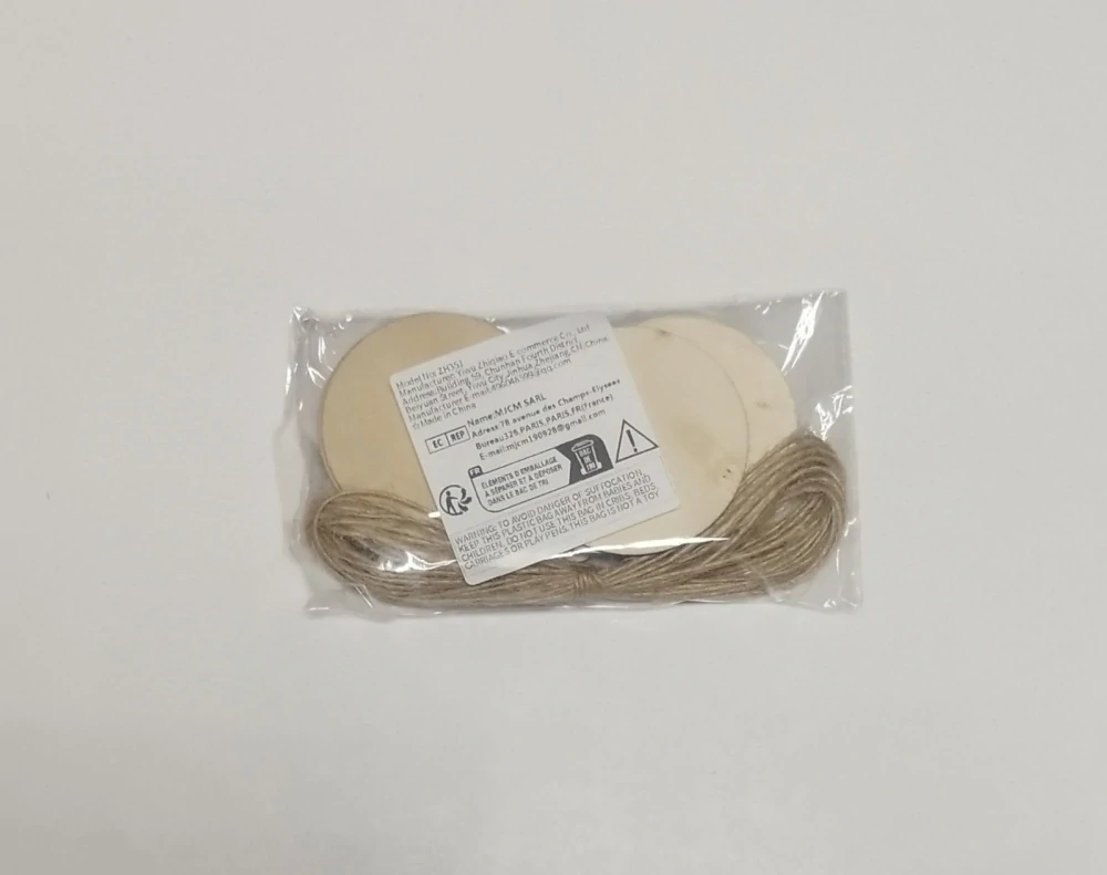 Dřevěné vánoční ozdoby na stromeček - ČERVENÉ