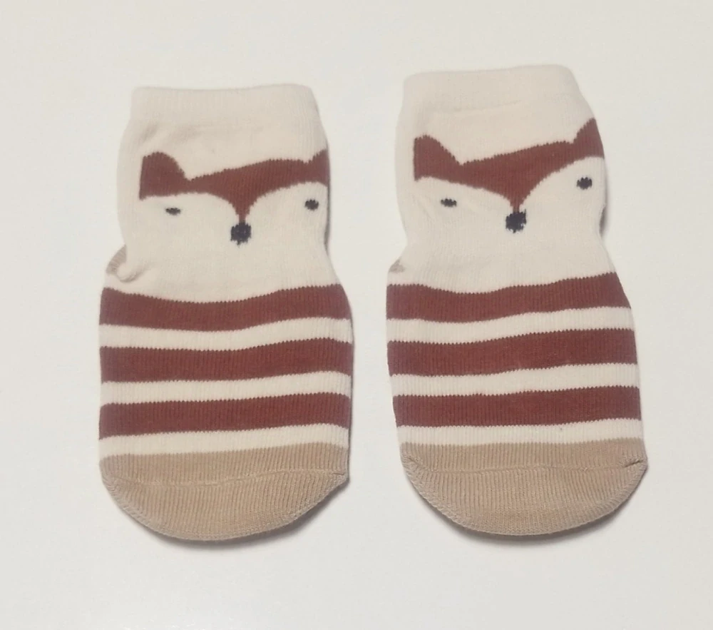 Protiskluzové ponožky - LIŠKA (12-36m) M