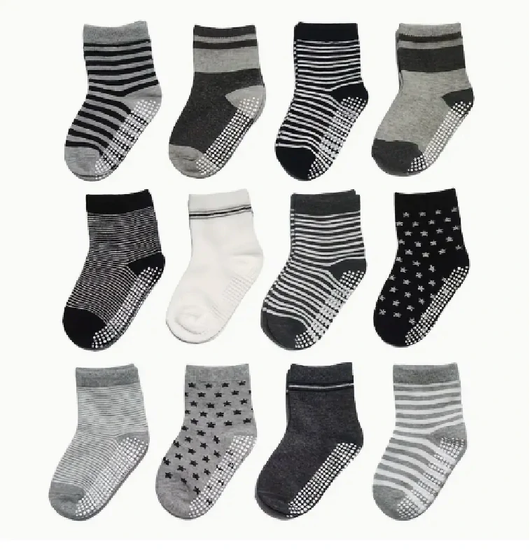 Protiskluzové ponožky - (12-36m) M - (L)