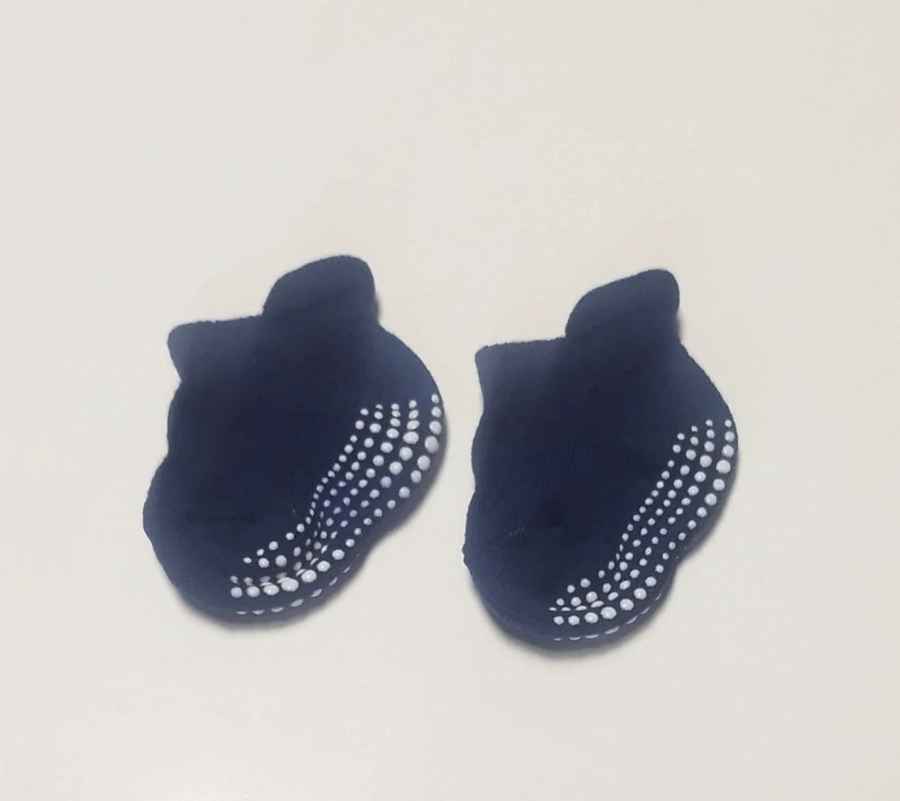 Protiskluzové ponožky - TMAVĚ MODRÉ (0-3 m) 