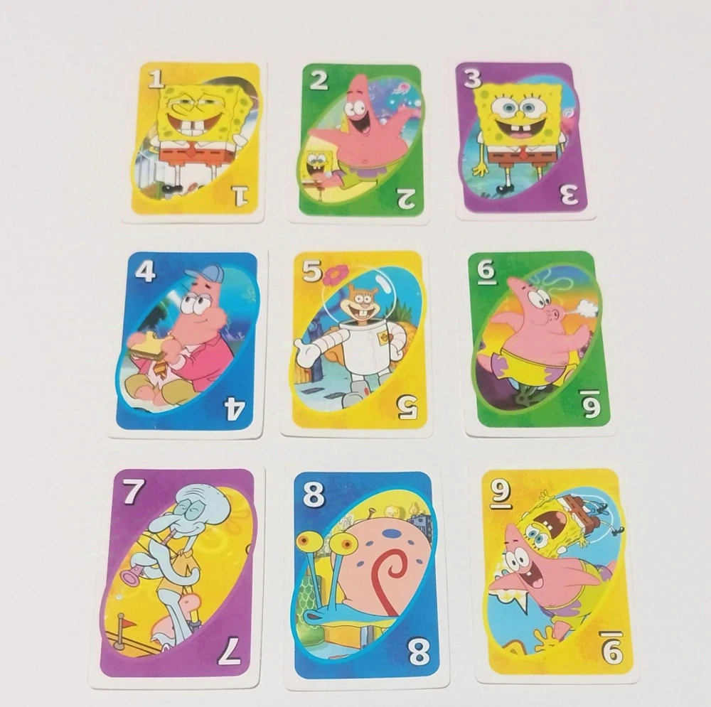Hra Uno karty - SPONGE BOB V KALHOTÁCH