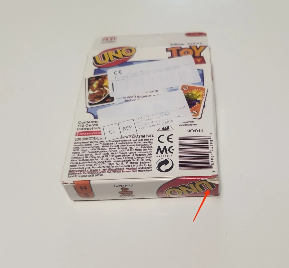 Hra Uno karty - TOY STORY 4 - S VADOU 