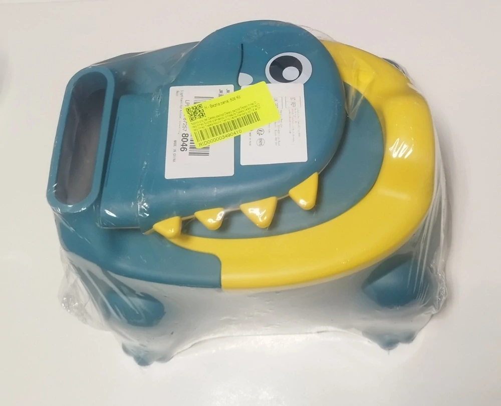 Nočník s opěrkou - DINOSAURUS - ZELENÝ