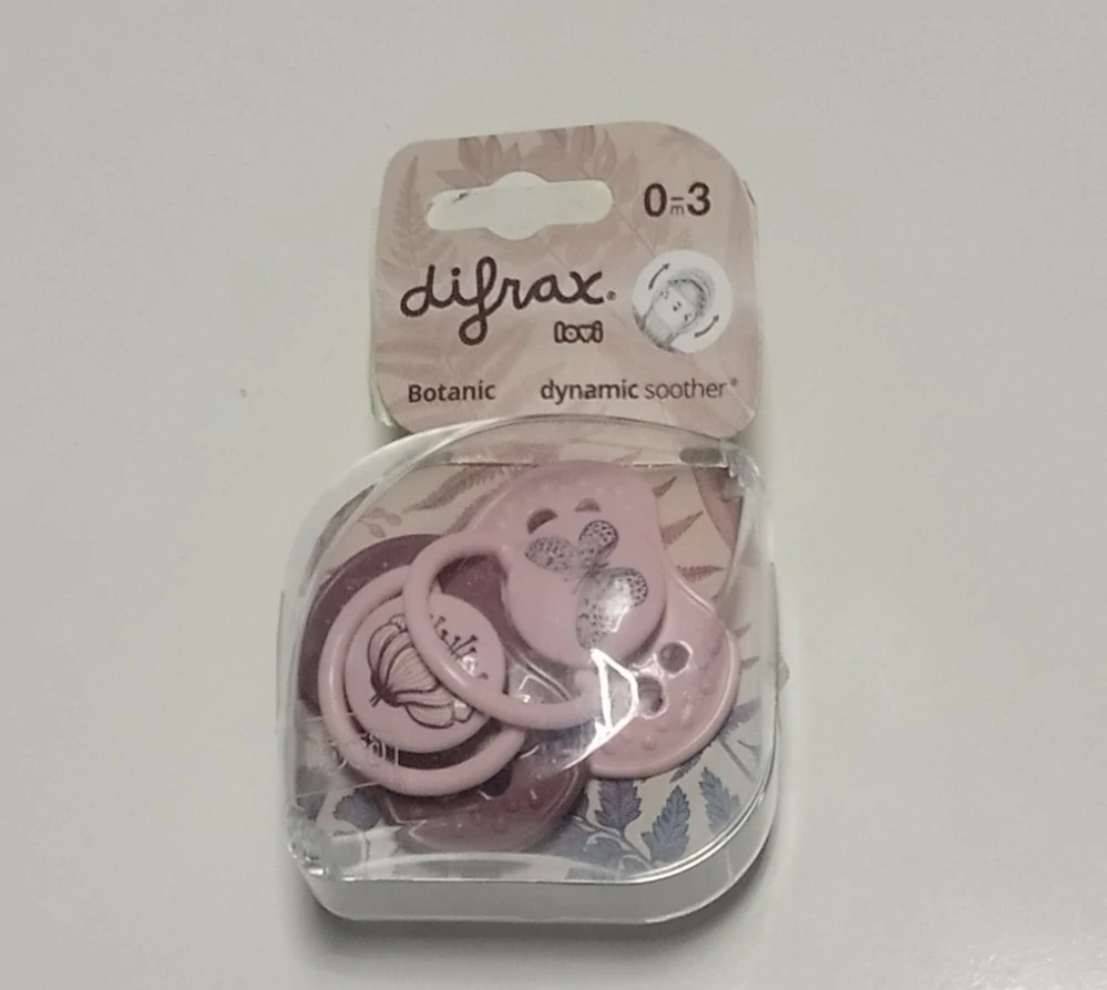 Silikonový dudlík - DIFRAX LOVI - 2 Ks (0-3 m)