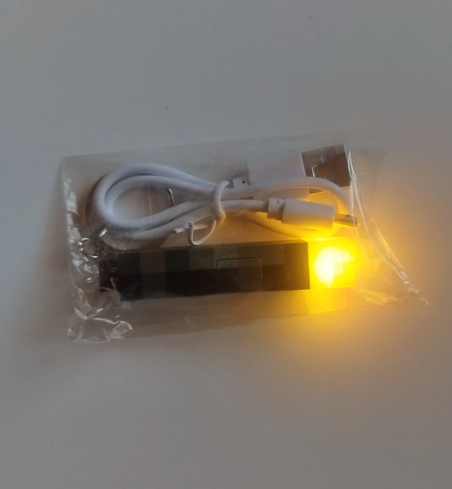 Svítící klíčenka - MINECRAFT POCHODEŇ - USB DOBÍJENÍ 