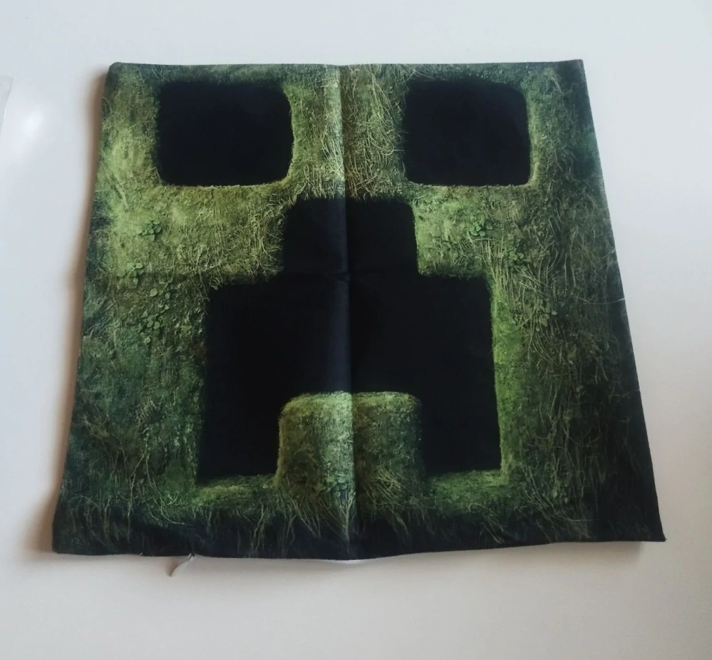 Povlak na polštář - MINECRAFT FILM - CREEPER - 30 cm
