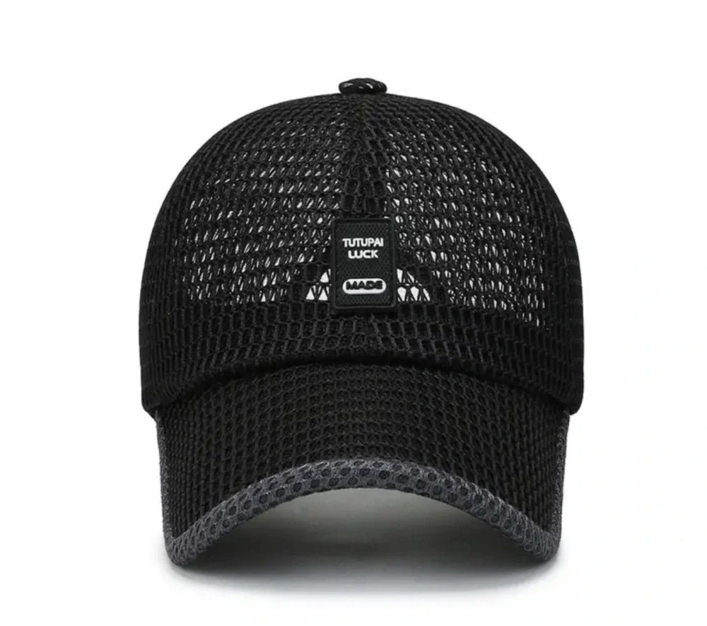 Letní síťovaná kšiltovka - ŠEDO MODRÁ